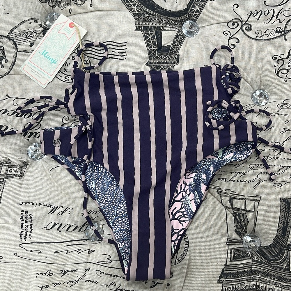 Maaji Acai Smoothie Reversible Cheeky Bikini Bottom - Picture 3 of 11